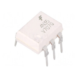 Optocuplor THT 4,17kV cu Ch: 1 OUT, Tranzistori, CTR 100% la 10mA | Electronic-mag.ro | Componente Electronice