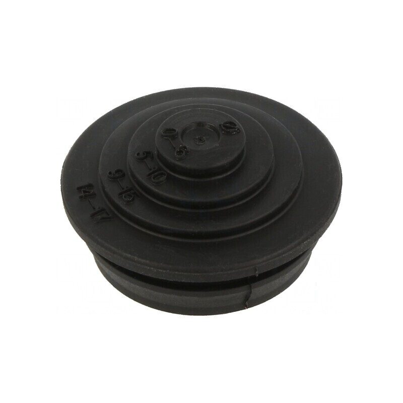 Manșon elastomer termoplastic TPE negru pentru cabluri cu diametru 0-17mm, protecție IP54 | Electronic-mag.ro | Componente Electronice Manșon elastomer termoplastic TPE negru pentru cabluri cu diametru 0-17mm, protecție IP54 | Electronic-mag.ro | Componente Electronice