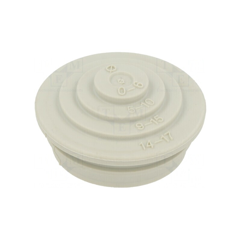 Manșon elastomer termoplastic TPE gri deschis pentru cablu Ø 0-17mm | Electronic-mag.ro | Componente Electronice Manșon elastomer termoplastic TPE gri deschis pentru cablu Ø 0-17mm | Electronic-mag.ro | Componente Electronice