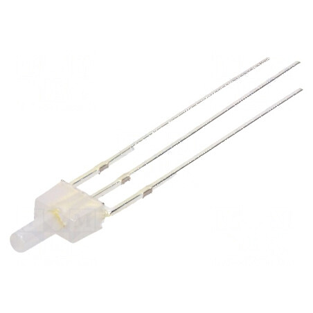 LED Bicolor 2mm Roșu/Alb Rece 330-500mcd 90° Anod 10000K | Electronic-mag.ro | Componente Electronice