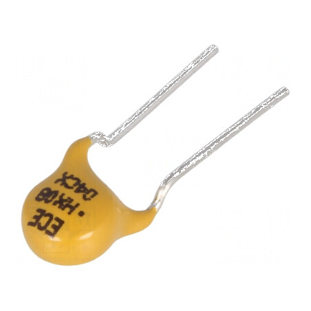 Siguranţă polimerică PTC 80mA Ø0,65x4,7mm - Protecţie avansată pentru circuite electrice | Electronic-mag.ro | Componente Electronice