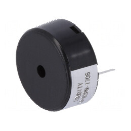 Traductor de sunet piezoelectric THT 1mA, diametru 17mm - semnalizator profesional | Electronic-mag.ro | Componente Electronice