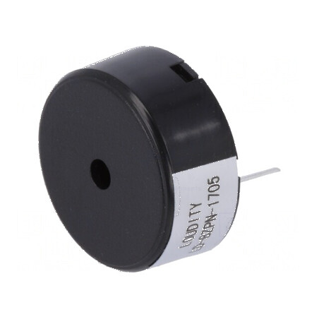 Traductor de sunet piezoelectric THT 1mA, diametru 17mm - semnalizator profesional | Electronic-mag.ro | Componente Electronice