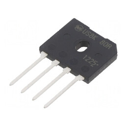 "Punte Redresoare Monofazată Urmax 800V 8A Tip D6K THT - Componentă Electronică" | Electronic-mag.ro | Componente Electronice