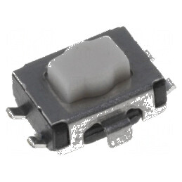 Microîntrerupător TACT SPST-NO 0,05A/12VDC SMT, Pozitie 2, Fara Contacte | Electronic-mag.ro | Componente Electronice