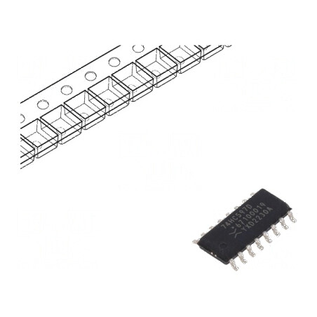IC Digital CMOS SMD SO16 2-6VDC HC -40°C până la 125°C Rola/Bandă | Electronic-mag.ro | Componente Electronice