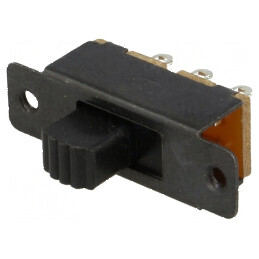 Comutator glisant DPDT 0,5A/24VDC ON-ON, Poz: 2, Nr. terminale: 6 | Electronic-mag.ro | Componente Electronice