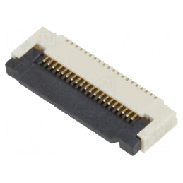 Conector FFC/FPC Orizontal 20 PIN ZIF SMT 50V 0.4A Temperatura -25÷85°C | Electronic-mag.ro | Componente Electronice