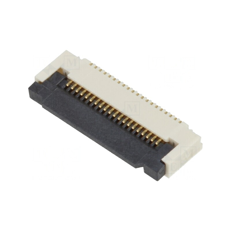 Conector FFC/FPC Orizontal 20 PIN ZIF SMT 50V 0.4A Temperatura -25÷85°C | Electronic-mag.ro | Componente Electronice Conector FFC/FPC Orizontal 20 PIN ZIF SMT 50V 0.4A Temperatura -25÷85°C | Electronic-mag.ro | Componente Electronice