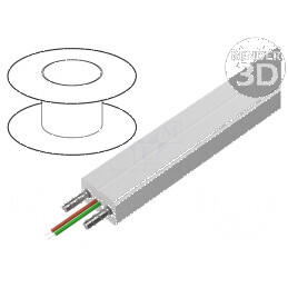 Cablu de fibră optică VC-DCY SMF G657A1 cu 2 fibre - Performanță ridicată și durabilitate | Electronic-mag.ro | Componente Electronice
