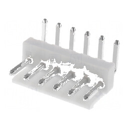 Conector cablu-placă soclu tată VH 3,96mm 6 PIN THT 250V 10A | Electronic-mag.ro | Componente Electronice