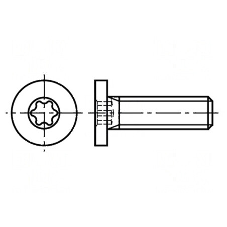 Şurub M6x8 cu Cap Rotund Torx® TX20 din Oțel Inoxidabil A2 - Fittings și Accesorii pentru Construcții | Electronic-mag.ro | Componente Electronice