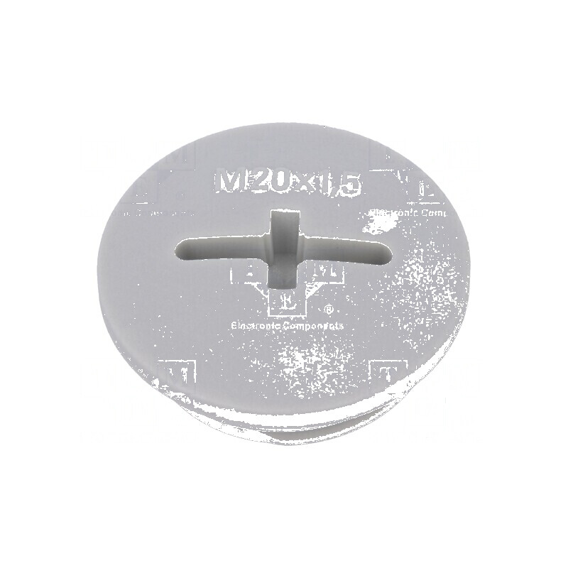 Capac de Protecție M20 1,5 IP54 din Poliamidă Gri Deschis, Dimensiune 6mm | Electronic-mag.ro | Componente Electronice Capac de Protecție M20 1,5 IP54 din Poliamidă Gri Deschis, Dimensiune 6mm | Electronic-mag.ro | Componente Electronice