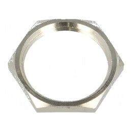 Piuliță din Alamă Nichel PG11 - 21mm, Filet PG | Electronic-mag.ro | Componente Electronice