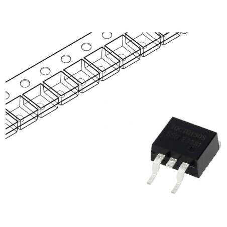 Diodă Schottky SMD 150V 10A D2PAK - Redresor SMD pe rolă, bandă | Electronic-mag.ro | Componente Electronice