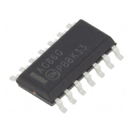 IC digital XOR 4 Canale, 2 Intrări, CMOS SMD SO14, Tensiune 2÷6VDC, Temperatura de Funcționare -40÷85°C, Tub | Electronic-mag.ro | Componente Electronice