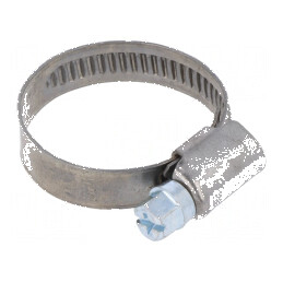 Colier de strângere cu şurub W: 12mm, Crimpare 20÷32mm, DD W2 - Accesoriu de fixare profesional | Electronic-mag.ro | Componente Electronice