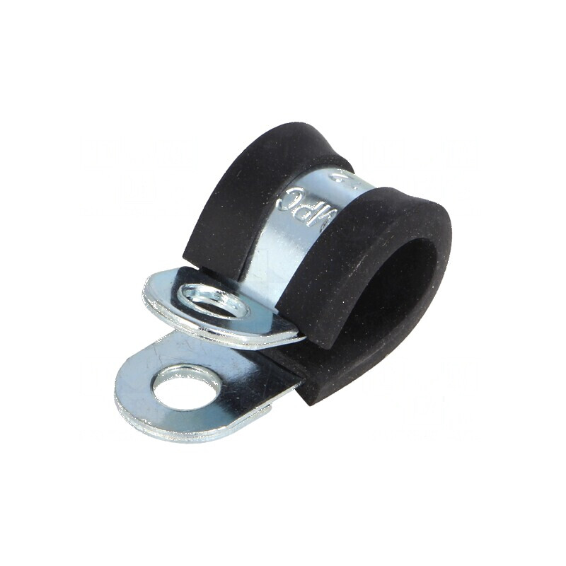Clipsuri Øbuclă din oţel, 12mm, lățime 15mm, cu protecţie din EPDM | Electronic-mag.ro | Componente Electronice Clipsuri Øbuclă din oţel, 12mm, lățime 15mm, cu protecţie din EPDM | Electronic-mag.ro | Componente Electronice