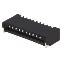 Conector FFC/FPC Orizontal 10 PIN Non-ZIF SMT 0,5A -25° la 85°C | Electronic-mag.ro | Componente Electronice