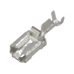 Terminal plat 6,3mm mamă 0,8mm pentru cablu 0,5-1,5mm² - crimpat | Electronic-mag.ro | Componente Electronice