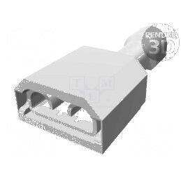 Terminal plat 6,3mm cu mamă 0,8mm pentru cablu 0,32÷0,82mm² - crimpare profesională | Electronic-mag.ro | Componente Electronice