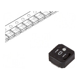 Inductor SMD Ferită 100uH 0,45A 1,4Ω ±20% VLCF - Componentă Electronică pentru Circuite Integrate | Electronic-mag.ro | Componente Electronice
