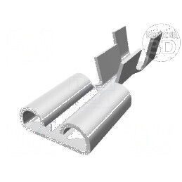 Terminal plat 6,3mm 0,8mm mamă pentru cabluri 1÷2,5mm² - crimpat | Electronic-mag.ro | Componente Electronice