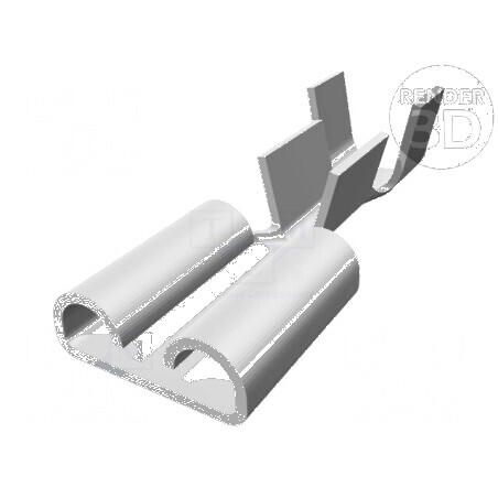 Terminal plat 6,3mm 0,8mm mamă pentru cabluri 1÷2,5mm² - crimpat | Electronic-mag.ro | Componente Electronice