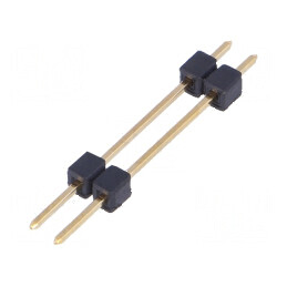 Conector şiruri pini tată 2x2,54mm THT - Conector cu pini pentru montaj prin trecere | Electronic-mag.ro | Componente Electronice