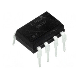 Optocuplor THT DIP8 cu 1 Canal, Iesire Logica, Izolatie 5kV, Viteza 10kV/μs | Electronic-mag.ro | Componente Electronice