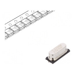 Rezonator cu cuarț SMD HC49SM, 7,3728MHz ±30ppm, capacitate 16pF | Electronic-mag.ro | Componente Electronice