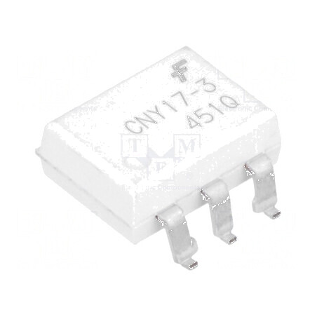 Optocuplor SMD CNY17 cu Canale 1 și Ieșire Tranzistori 4,17kV Gull Wing - 6 Pini | Electronic-mag.ro | Componente Electronice