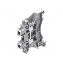 "Terminal de îmbinare pentru șine 0,2÷2,5mm², 1 pistă, 2 borne, gri, DC TS35" | Electronic-mag.ro | Componente Electronice