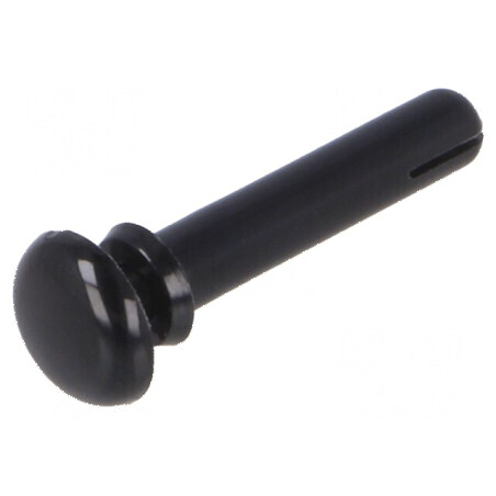 Diblu poliamidă 14,5mm lungime, 3,1mm diametru orificiu montare, negru | Electronic-mag.ro | Componente Electronice