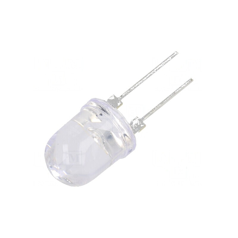 LED Verde 10mm 30° Convex - Tensiune 2 3÷3,6VDC | Electronic-mag.ro | Componente Electronice