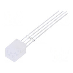 LED dreptunghiular 5x5x7mm RGB, 220-330mcd, trei culori disponibile | Electronic-mag.ro | Componente Electronice