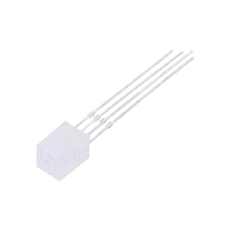 LED dreptunghiular 5x5x7mm RGB, 220-330mcd, trei culori disponibile | Electronic-mag.ro | Componente Electronice