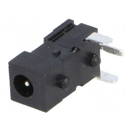 Conector alimentare DC soclu tată 0,65mm THT - Componentă electronică de conectare | Electronic-mag.ro | Componente Electronice