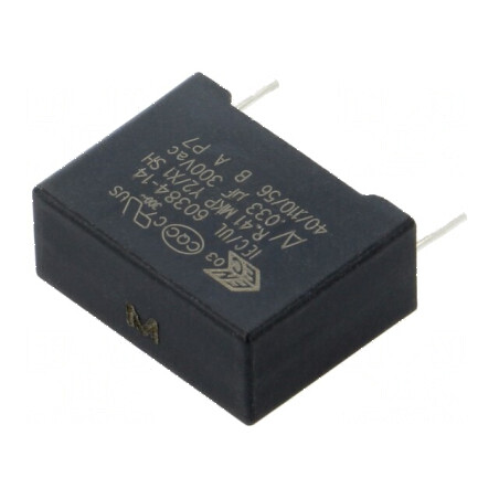 Condensator polipropilenă Y2 R41 33nF 18x7,5x13,5mm THT - Componentă electronică de calitate | Electronic-mag.ro | Componente Electronice