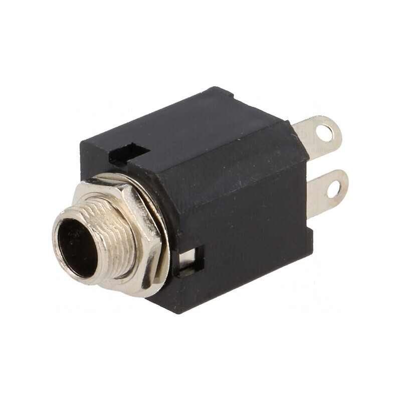 Conector Jack 6,3mm Soclu Mono cu Contacte Separabile - Piste 2 | Electronic-mag.ro | Componente Electronice