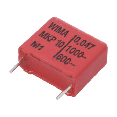 Condensator polipropilenic 47nF THT 18x8x15mm ±10% 15mm | Electronic-mag.ro | Componente Electronice