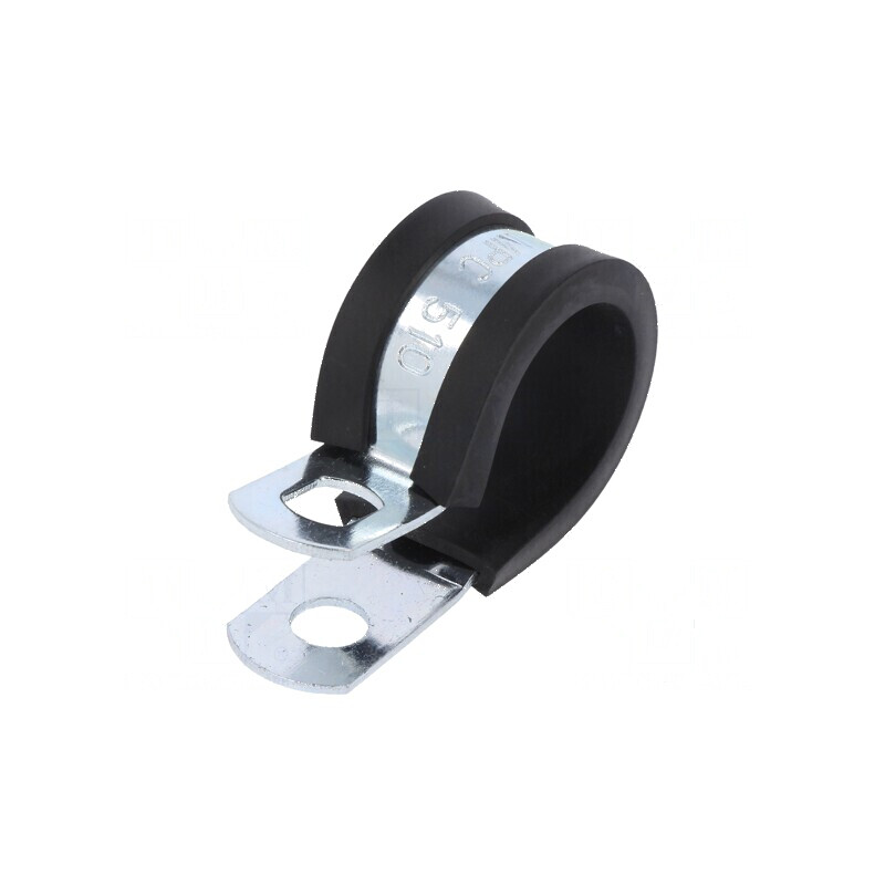 Clipsuri din oțel Ø buclă pentru montaj Ø 19÷20,6mm, lățime 13mm, orificiu montaj 6,5mm SL W1 | Electronic-mag.ro | Componente Electronice