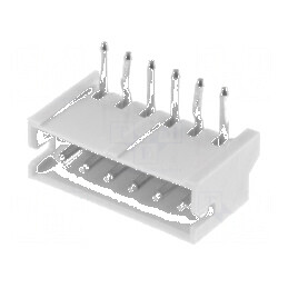 Conector cablu-placă soclu tată ZH 1,5mm, 6 PIN, THT, 50V, 1A | Electronic-mag.ro | Componente Electronice