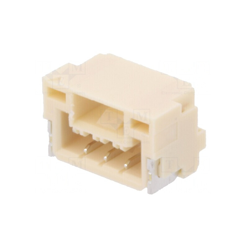 Conector SMT 3 PIN 1,25mm Cablu-Placă Soclu Tată 50V 1A | Electronic-mag.ro | Componente Electronice