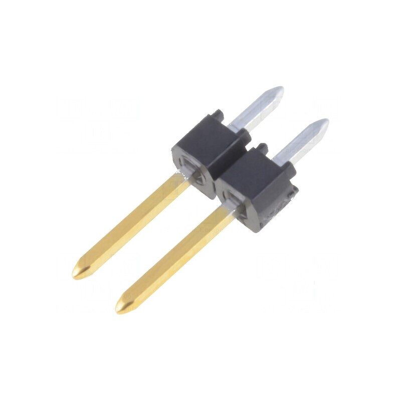 Conector C-Grid III pentru şiruri pini, tată PIN 2, tip drept | Electronic-mag.ro | Componente Electronice