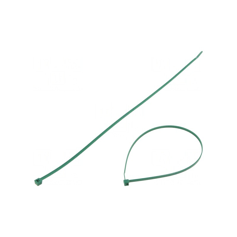 Colier de strângere poliamidă 390mm x 4,7mm, 335N, verde | Electronic-mag.ro | Componente Electronice