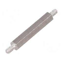 Piuliță Distanțieră Filetată 30mm, Filet Exterior M3, Hexagonală | Electronic-mag.ro | Componente Electronice