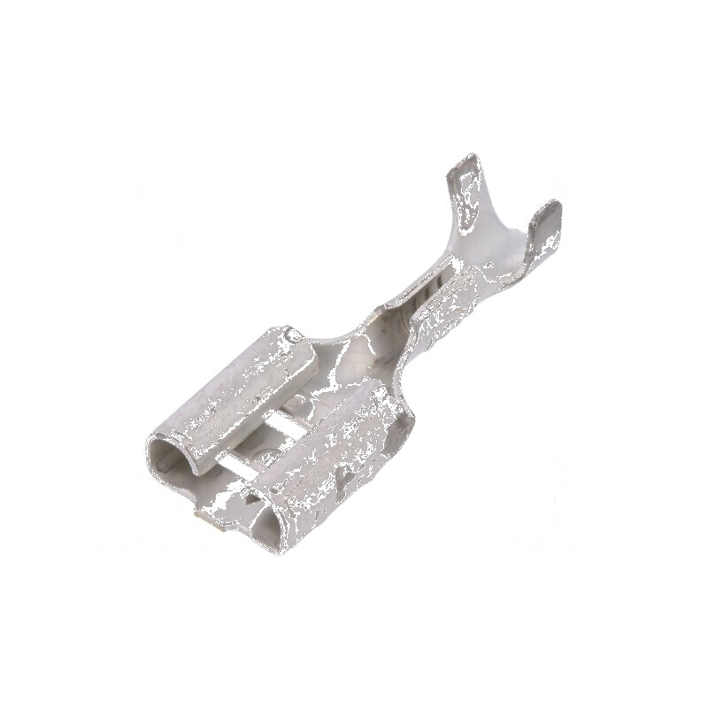 Terminal plat 6,3mm mamă 0,8mm pentru cablu 0,3÷0,9mm², crimpat | Electronic-mag.ro | Componente Electronice