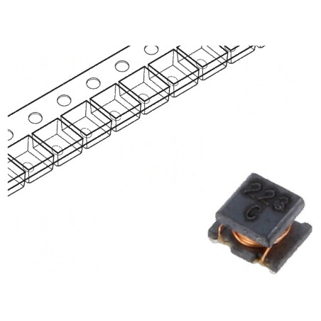 Inductor SMD 22uH 320mA 0,92Ω -40÷85°C ±10% 8200 | Electronic-mag.ro | Componente Electronice
