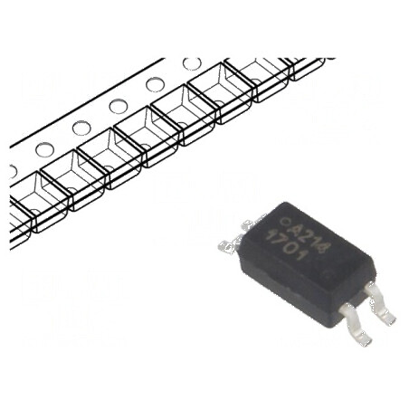 Optocuplor SMD cu 1 Canal, Ieșire prin Tranzistori, Izolație de 3kV, Tensiune de Colector-emitor de 80V, SO4 | Electronic-mag.ro | Componente Electronice
